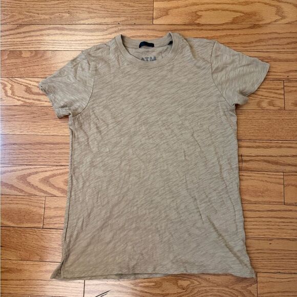 ATM Schoolboy Crewneck Tee Camel Size S - Picture 2 of 4